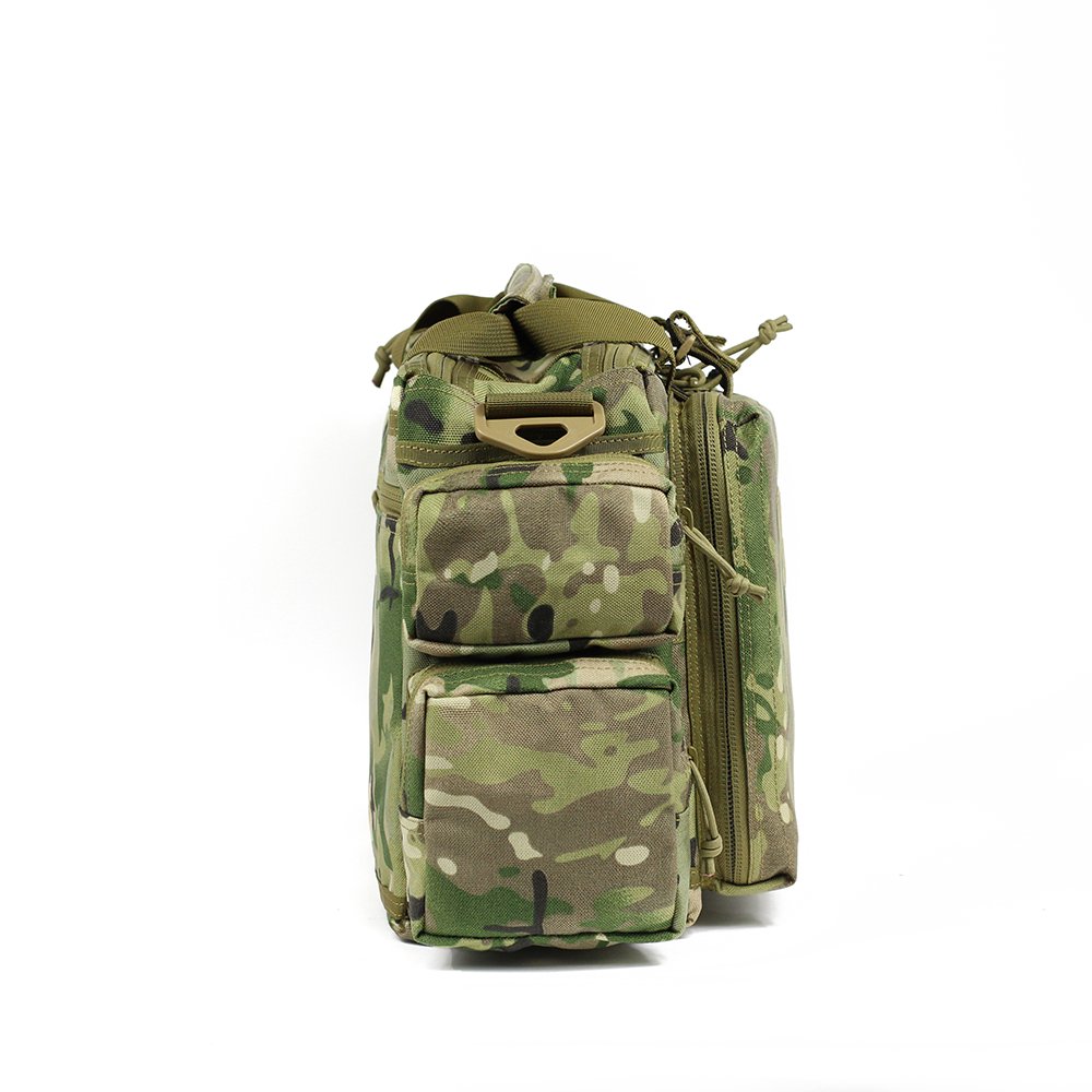 Polyester Outdoor Tactics Camouflage Square Messenger Bag Zipper Hiking Fishing Hunting Gear Equipment Crossbody Shoulder Bag