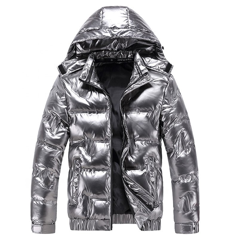 Shiny Black Puffer Jacket Mans, SAVE 50% 2022 last sale top quality bubble jacket black color and shiny surface