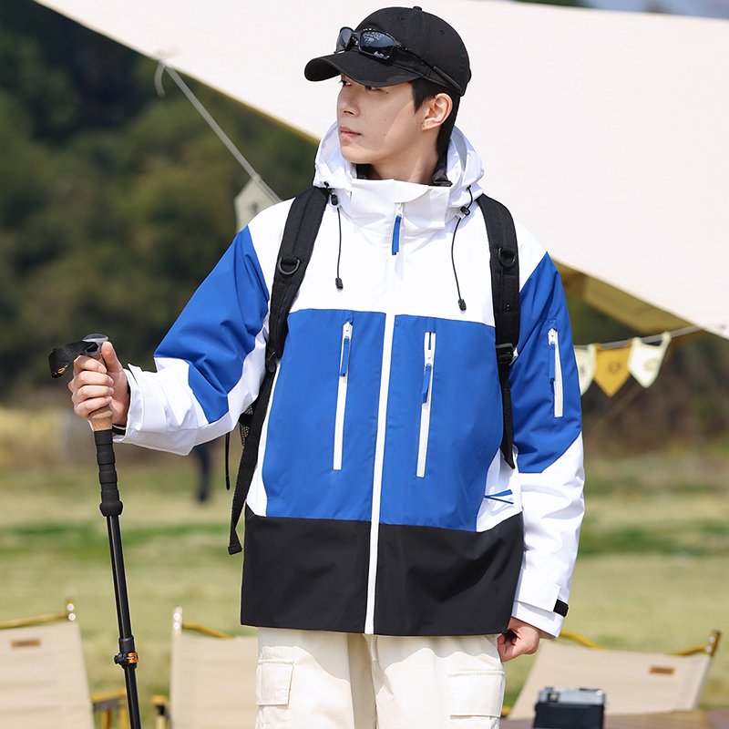 New Outdoor Interchange Hiking Wear Jacket Waterproof Windproof Antifouling Soft Shell Hooded Jacket winter jacke herren
