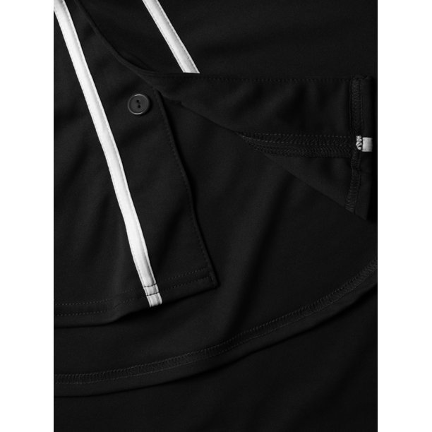 Baseball Jersey Black Gray Striped Style Faded Color Men Shirt Baseball