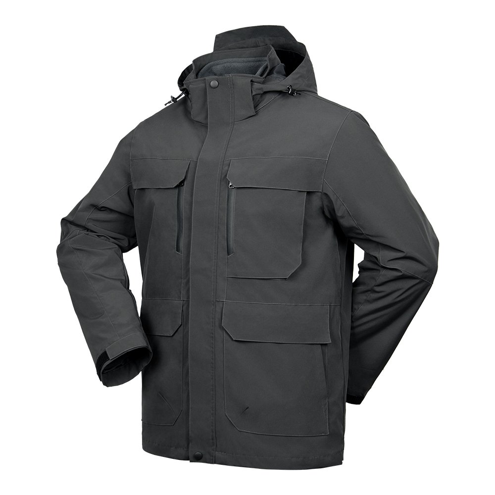 Men's Outdoor Tactical Jacket Camouflage Waterproof Softshell Hoody Hiking Camping Jacket Coat Cargoes Jacket