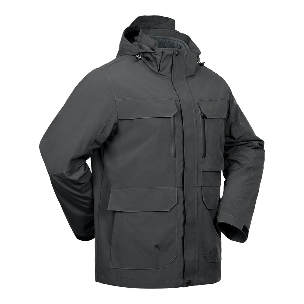 Men's Outdoor Tactical Jacket Camouflage Waterproof Softshell Hoody Hiking Camping Jacket Coat Cargoes Jacket