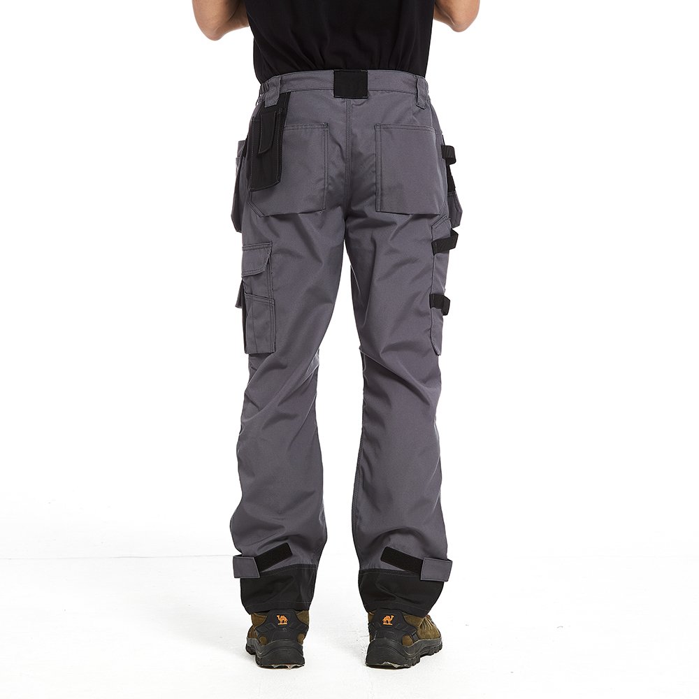 Men Security Guard EDC Hiking Tactical Field Pants Cordura Knee Reinforced Carpenter Utility Cargo Lightweight Work Pants