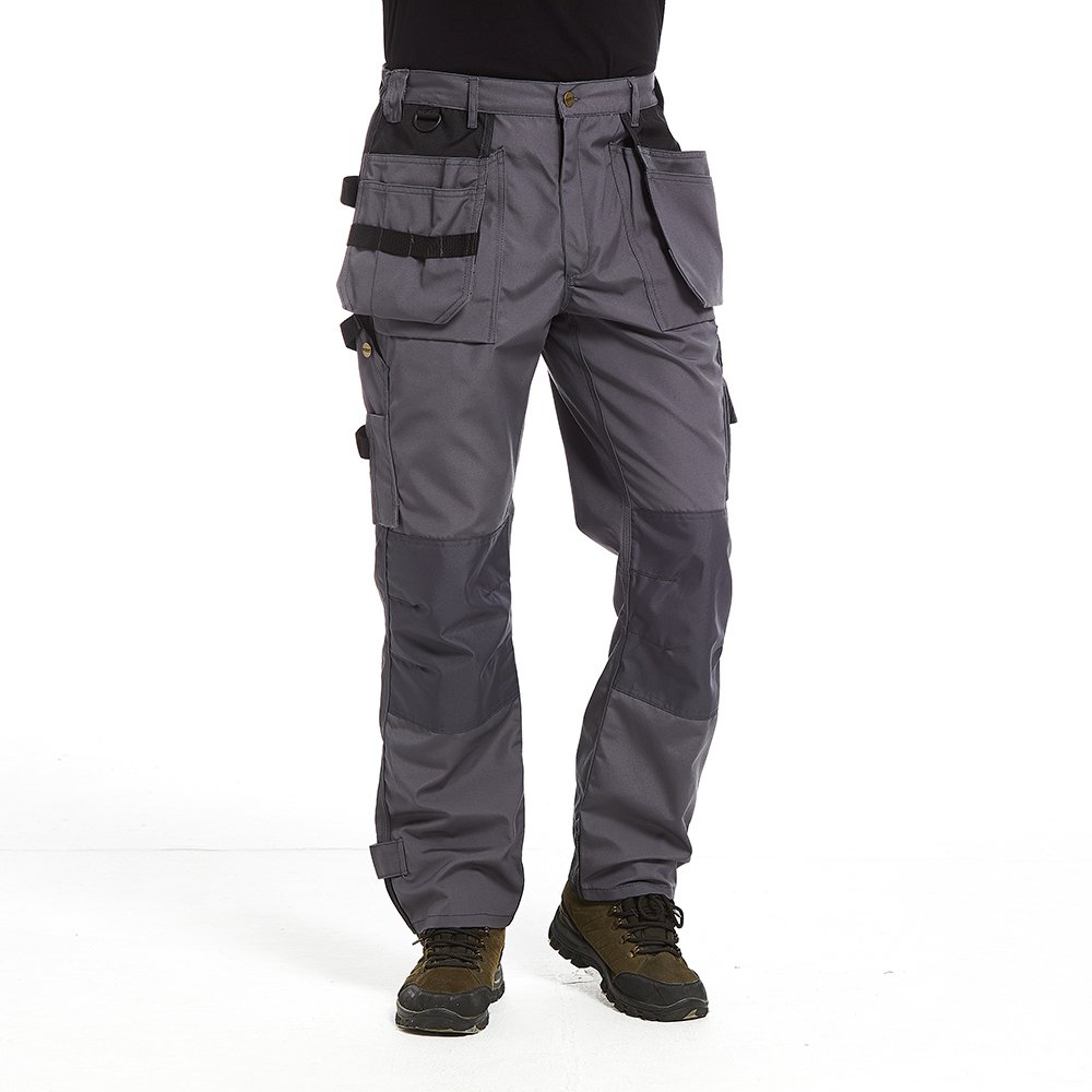 Men Security Guard EDC Hiking Tactical Field Pants Cordura Knee Reinforced Carpenter Utility Cargo Lightweight Work Pants