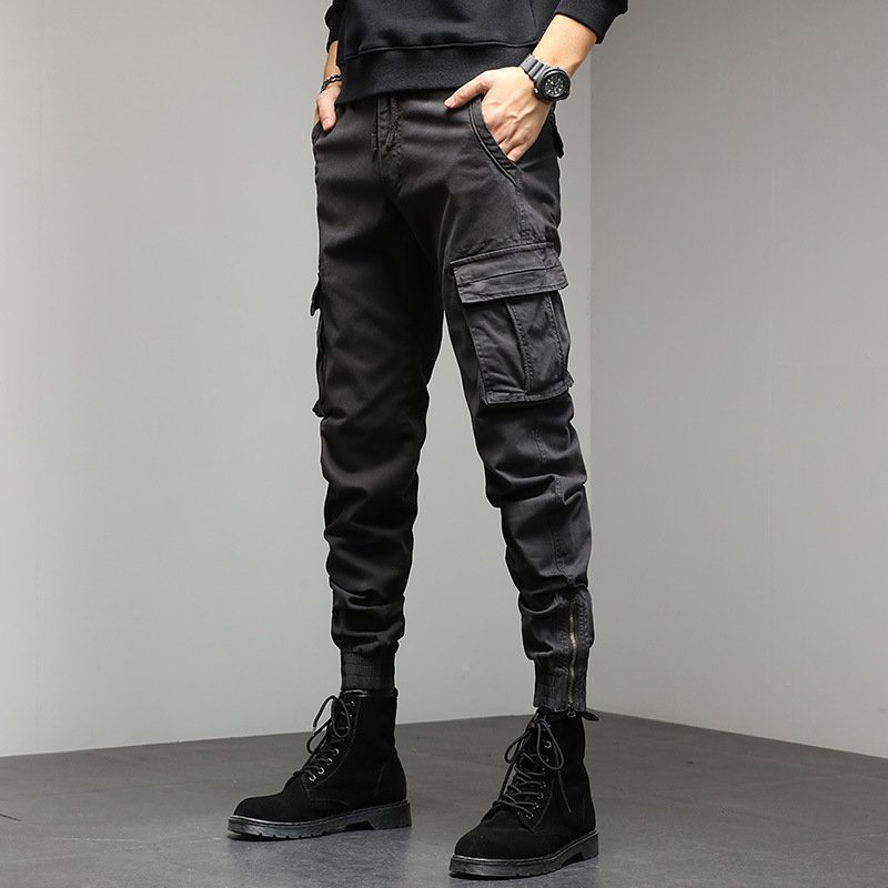 Men's lightweight outdoor hiking multi-functional pocket sweatpants