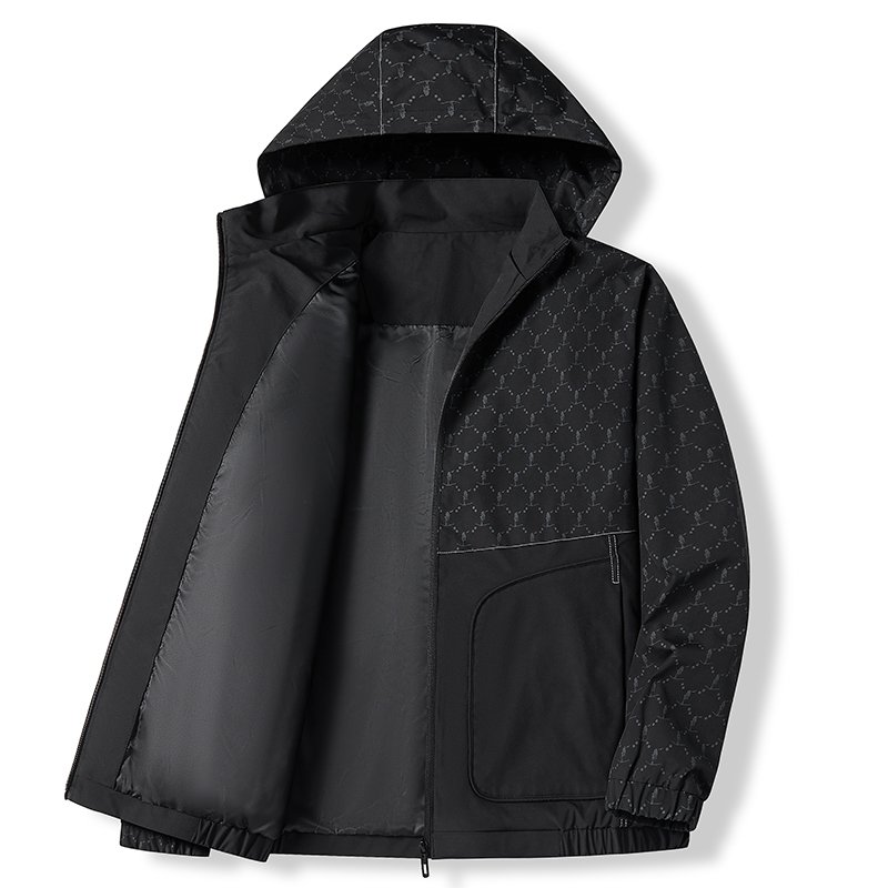 New Spring Autumn Windproof and Rainproof Basic Jacket Men Women Waterproof Thin Charge Coat Outerwear Outfits Fashion Clothing