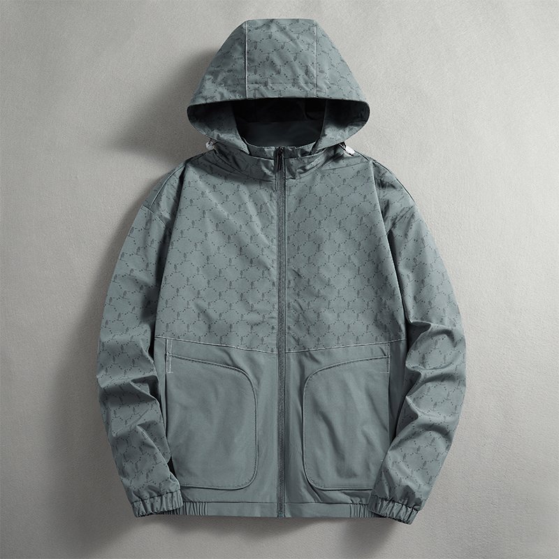 New Spring Autumn Windproof and Rainproof Basic Jacket Men Women Waterproof Thin Charge Coat Outerwear Outfits Fashion Clothing