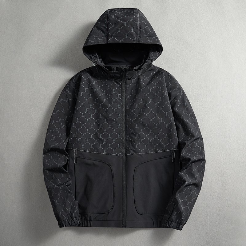 New Spring Autumn Windproof and Rainproof Basic Jacket Men Women Waterproof Thin Charge Coat Outerwear Outfits Fashion Clothing