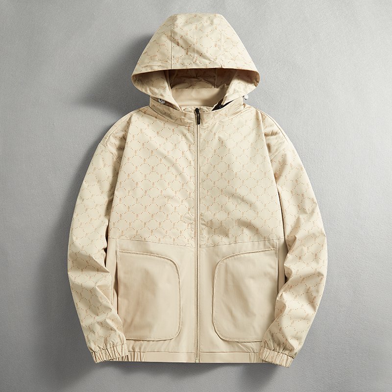 New Spring Autumn Windproof and Rainproof Basic Jacket Men Women Waterproof Thin Charge Coat Outerwear Outfits Fashion Clothing