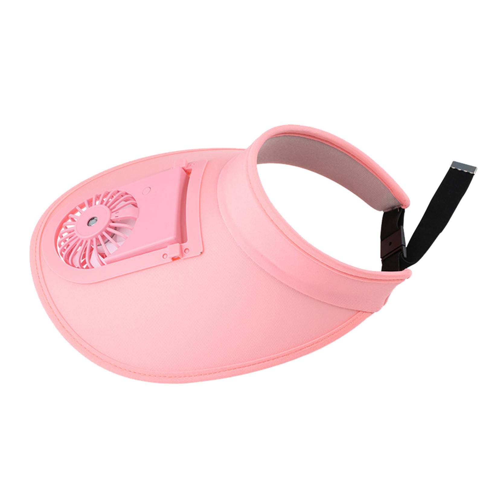 2024 Nw best selling Dobby plastic sun protection Usb Charging visor cap summer unisex plain cooler sun visor hats with fans