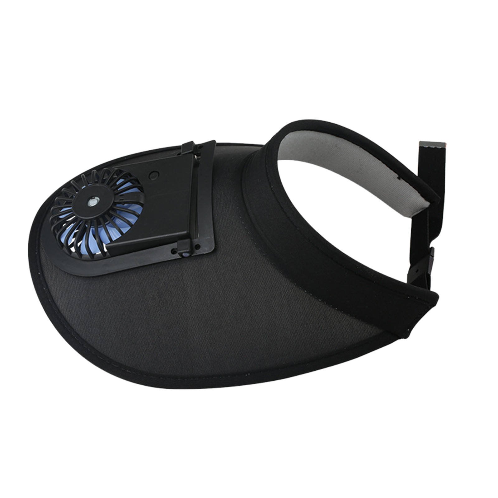 2024 Nw best selling Dobby plastic sun protection Usb Charging visor cap summer unisex plain cooler sun visor hats with fans