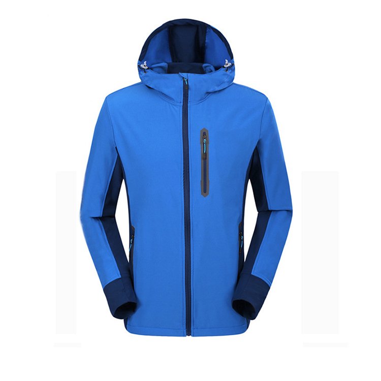 Wholesale Fashion High Shell Clothing Windbreaker Lightweight Men's Casual Outdoor Hiking Hard Skin Soft Shell Jacket