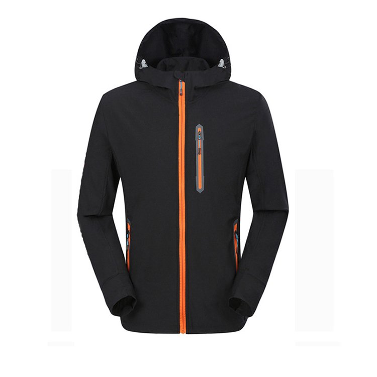 Wholesale Fashion High Shell Clothing Windbreaker Lightweight Men's Casual Outdoor Hiking Hard Skin Soft Shell Jacket