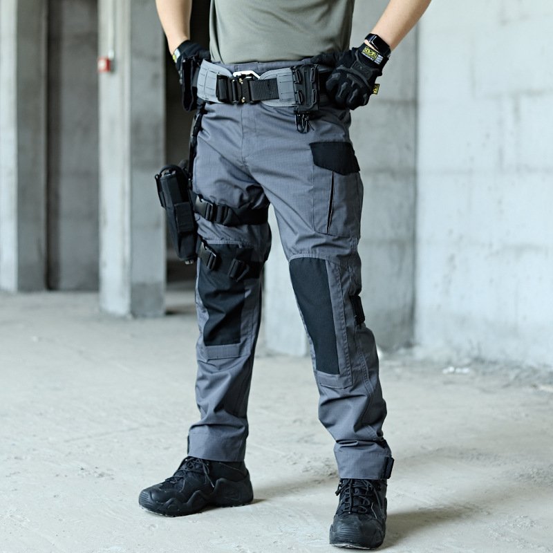 Wholesale Customized Cargo Trousers Multi Pockets Work Men Work wear Pants Sports Overalls Training Combat Tactical Pants