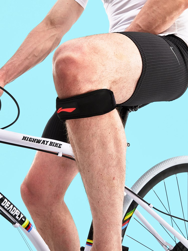 Li Ning Bone with badminton male kneecaps to protect basketball ice and gillbones to run