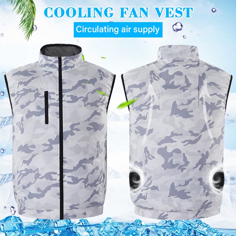 Stay productive in summer High-tech Cooling Apparel Adjustable wind speed Portable Personal Cooling Gear Cooling Jacket Vest