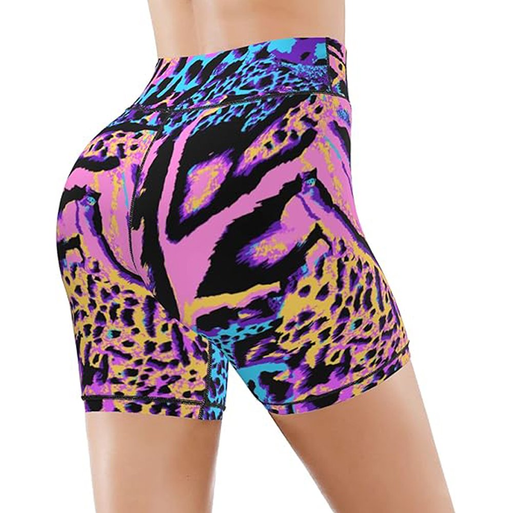 Women High Waist Bike Shorts Workout Sports Athletic Running Yoga Fitness Volleyball Weightlifting Cross Training Cycling Onesie