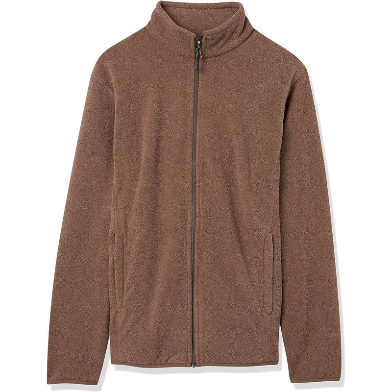 Custom Logo USA Size Thick Warm Work Winter Polar Men's Full-Zip Polar Fleece Jacket Autumn Winter