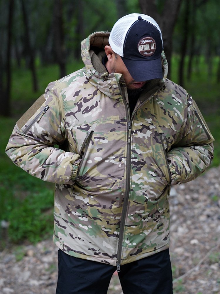 American Heavy-Duty Tactical Winter Jacket Cotton Camouflage Men's Thickened Polar Outdoor Clothing Winter Coat Jacket
