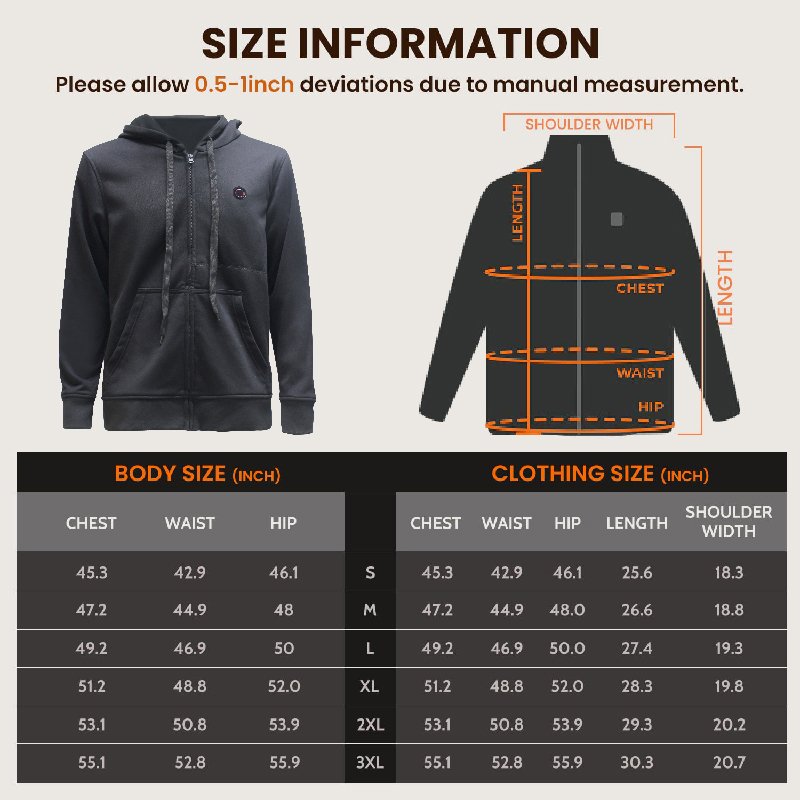 Electric Massage Body Warmer Hi Vis Winter Reactive Puffer Motorcycle Pad Reflect Thermal Heated Hoodie