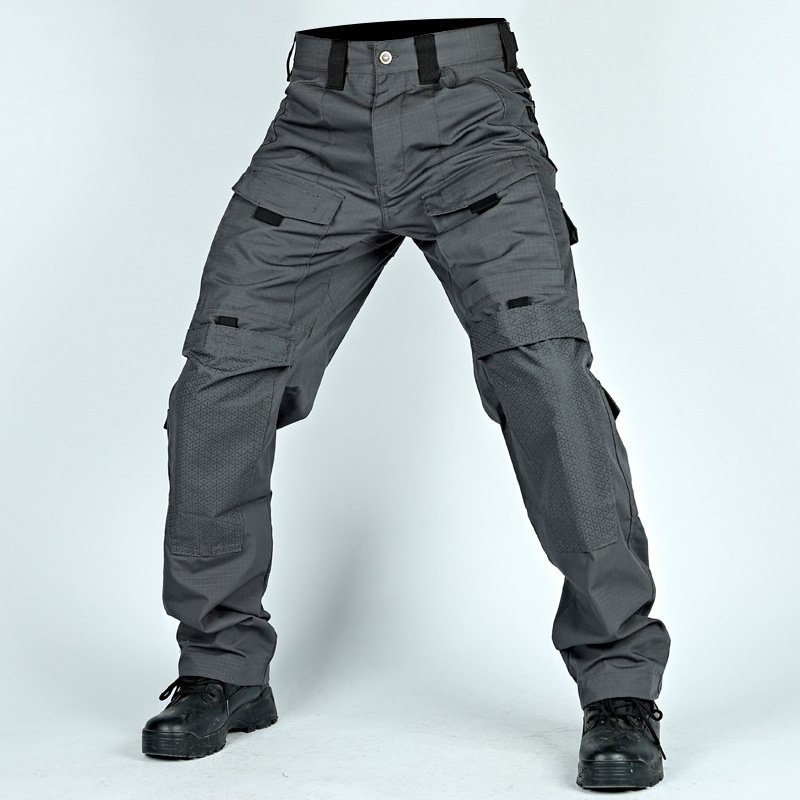 High quality Men's Rib Stop Waterproof Tactical Trousers Sport Hiking Hunting Worker Camouflage tactical pants