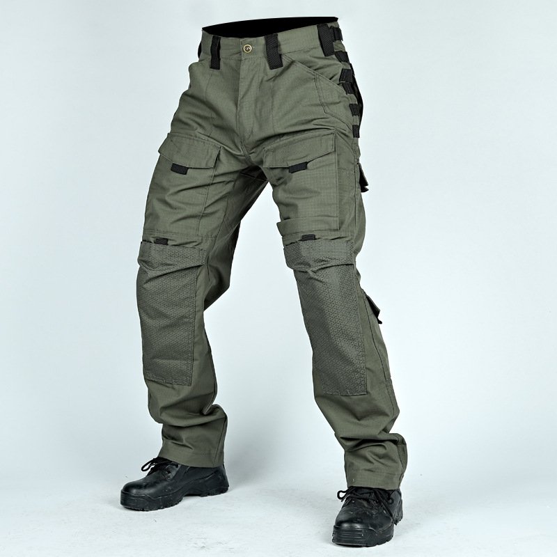 High quality Men's Rib Stop Waterproof Tactical Trousers Sport Hiking Hunting Worker Camouflage tactical pants