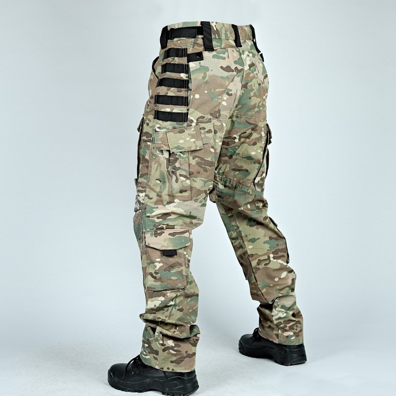 High quality Men's Rib Stop Waterproof Tactical Trousers Sport Hiking Hunting Worker Camouflage tactical pants