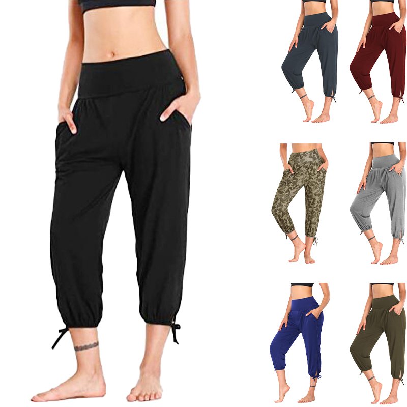 Able sweatpants yoga palazzo pants pantalon femm pantalones de mujer pantalones para mujer harem high waist women's pants