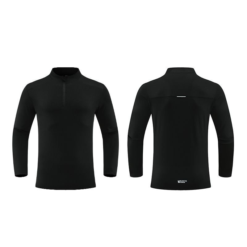 Half Zip Quick Dry Clothing Sports Long Sleeve Men'S Outdoor T-Shirt Spring And Autumn Training Cycling Running Fitness Clothing