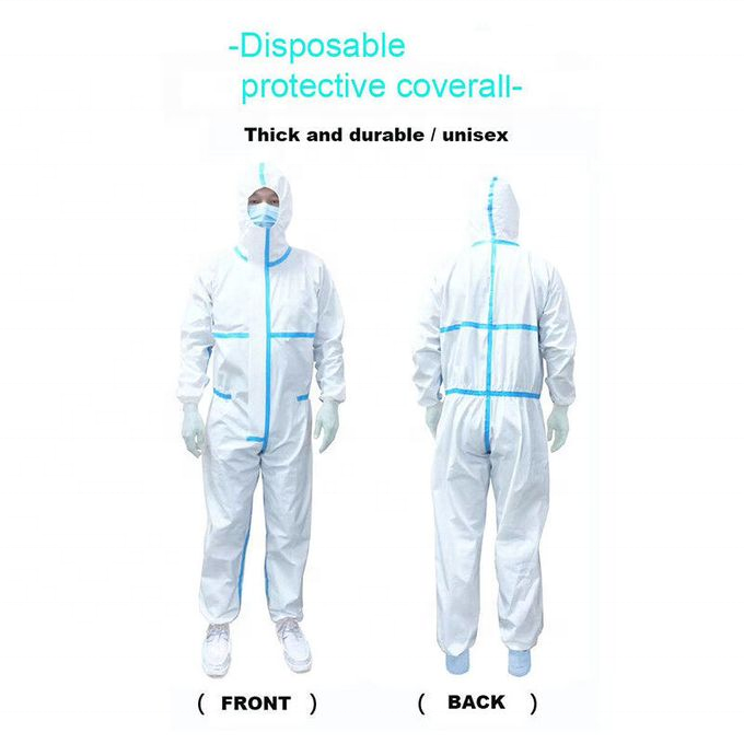 MOQ 1pcs 65gThicken Safety Protective clothing Size175cm-185cm