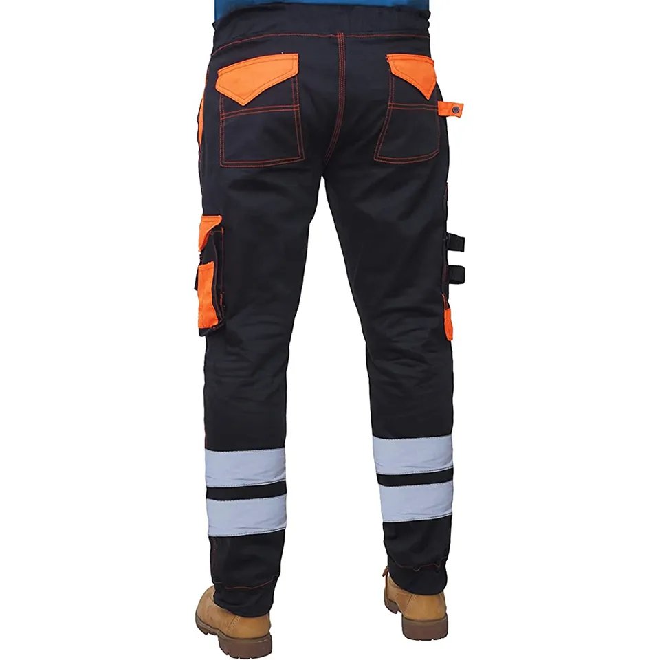 Heavy Duty Cargo Pants Mens Work Wear Trousers Construction Safety Clothing Best Work Pants Manufacturer