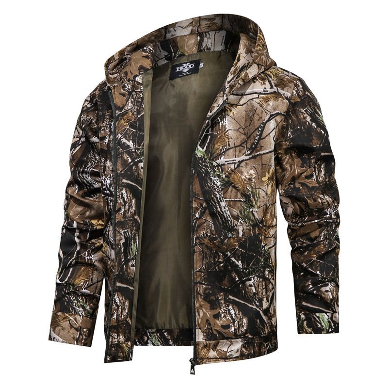 Biomimetic Camouflage Outdoor Clothing Photography Birdwatching Hunt Clothes CS Game Mountain Waterfowl Hunting Jacket for Men