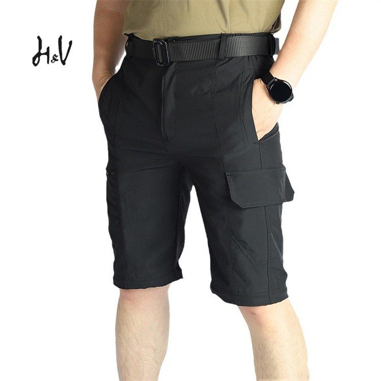 LH Tactical Pants Outdoor Hiking Hunting Fishing Casual Combat Cargo Pant for Men Jogger Pants Cargo Zip Off Detachable Trousers