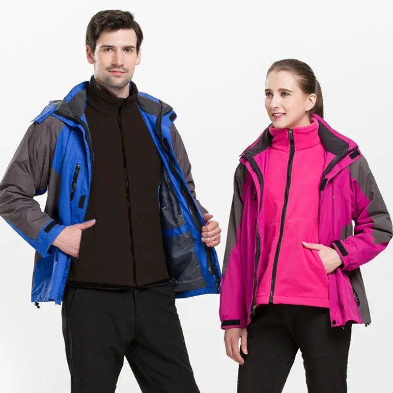 Unisex Winter Waterproof Cargo Jacket Anorak Zip-Up Safari Windbreaker for Outdoor Hiking Men's Jackets Coats by Manufacturer