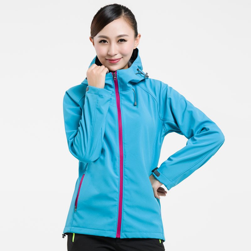 Men's Winter Reversible Thermal Fleece Hiking Jacket Waterproof Women's Windbreaker Softshell Breathable Fabric Safari Style