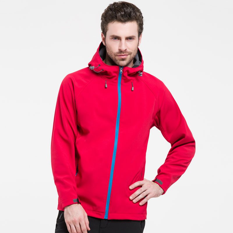 Men's Winter Reversible Thermal Fleece Hiking Jacket Waterproof Women's Windbreaker Softshell Breathable Fabric Safari Style