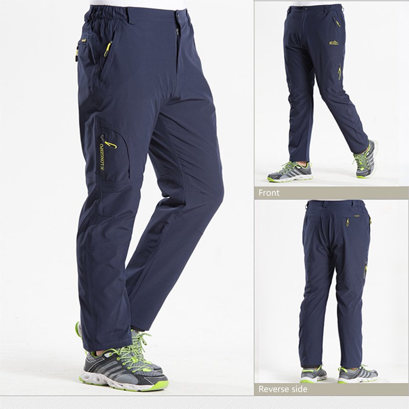 Ready To Ship High Quality Wear-resisting High Elastic Four Way Stretch Cargo Pants Hiking Running Trousers