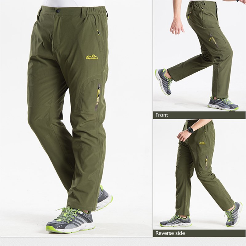 Ready To Ship High Quality Wear-resisting High Elastic Four Way Stretch Cargo Pants Hiking Running Trousers