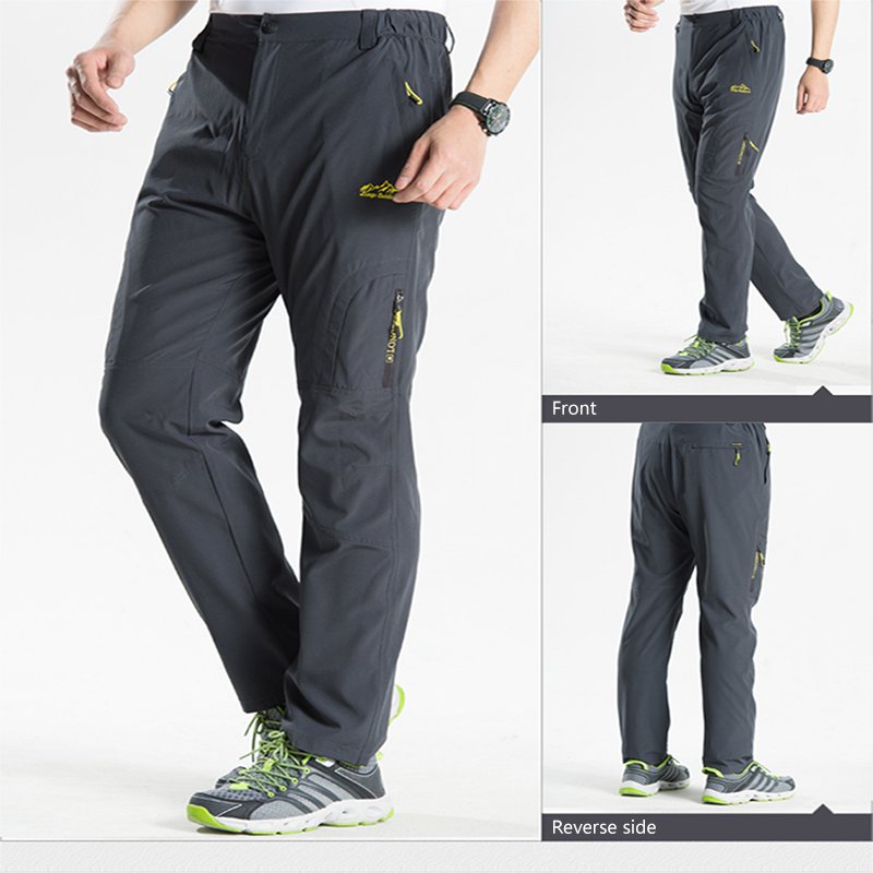 Ready To Ship High Quality Wear-resisting High Elastic Four Way Stretch Cargo Pants Hiking Running Trousers