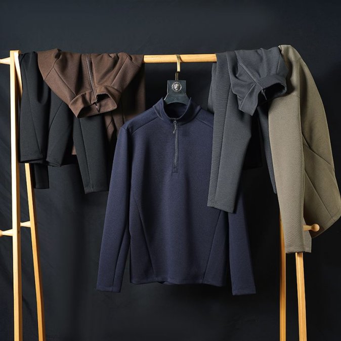 New Men's custom made Outdoor Air Layer Pullover Top Comfortable Jackets for Outdoor Activities