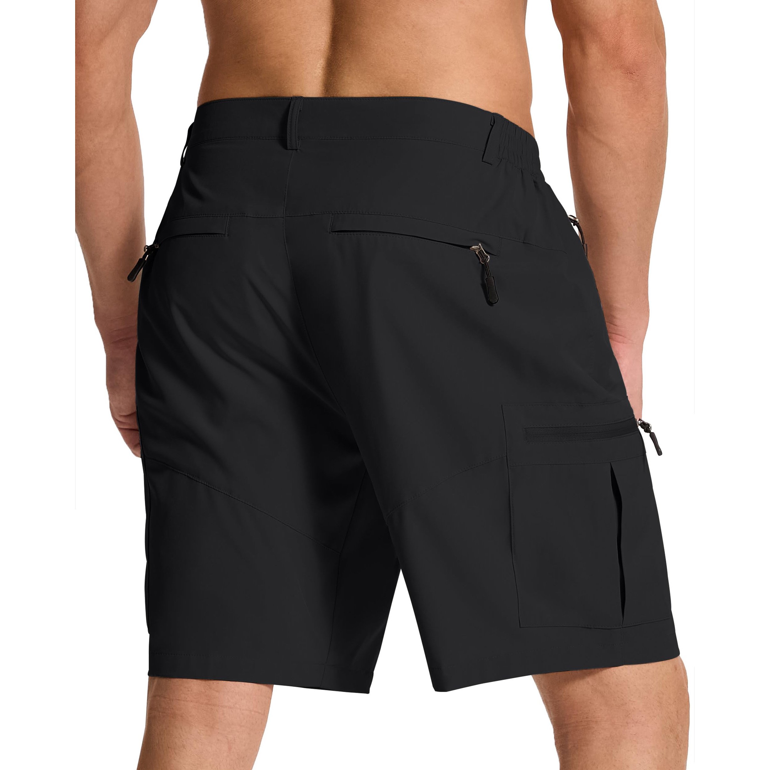 Custom Men's Athleisure Golf Fishing Golf Gym Shorts Outdoor Hiking Cargo 4 Way Stretch 6 Pockets Casual All Brands Welcome