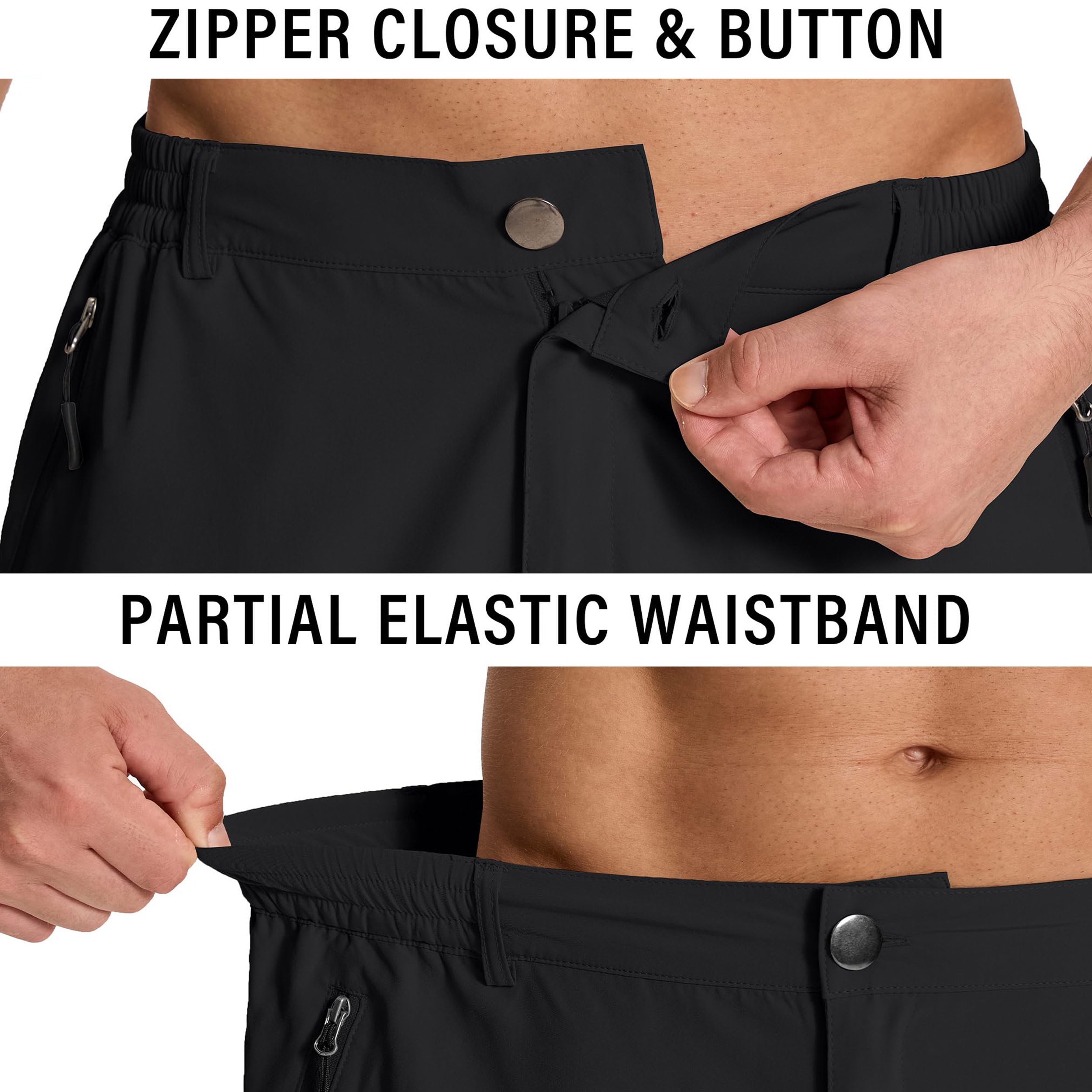 Custom Men's Athleisure Golf Fishing Golf Gym Shorts Outdoor Hiking Cargo 4 Way Stretch 6 Pockets Casual All Brands Welcome
