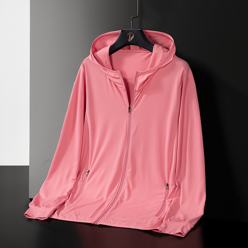 sunscreen clothing Rain Jacket Lightweight Hooded Raincoat For Hiking Travel Jacket Outdoor Windbreaker Man Women Jacket