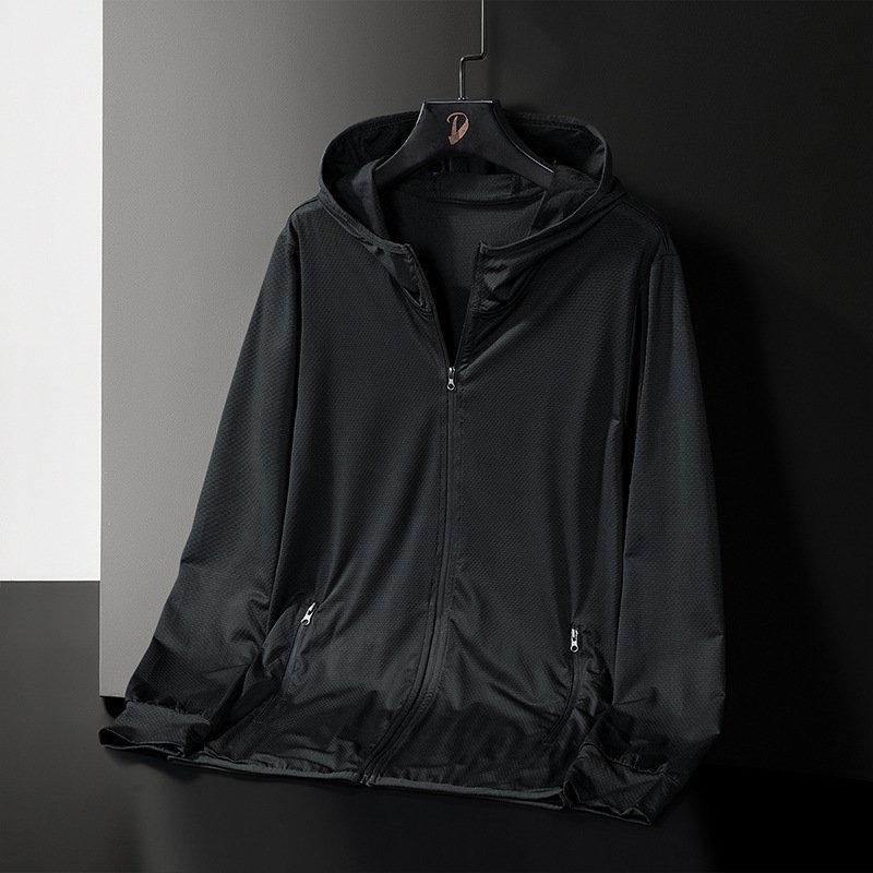 sunscreen clothing Rain Jacket Lightweight Hooded Raincoat For Hiking Travel Jacket Outdoor Windbreaker Man Women Jacket