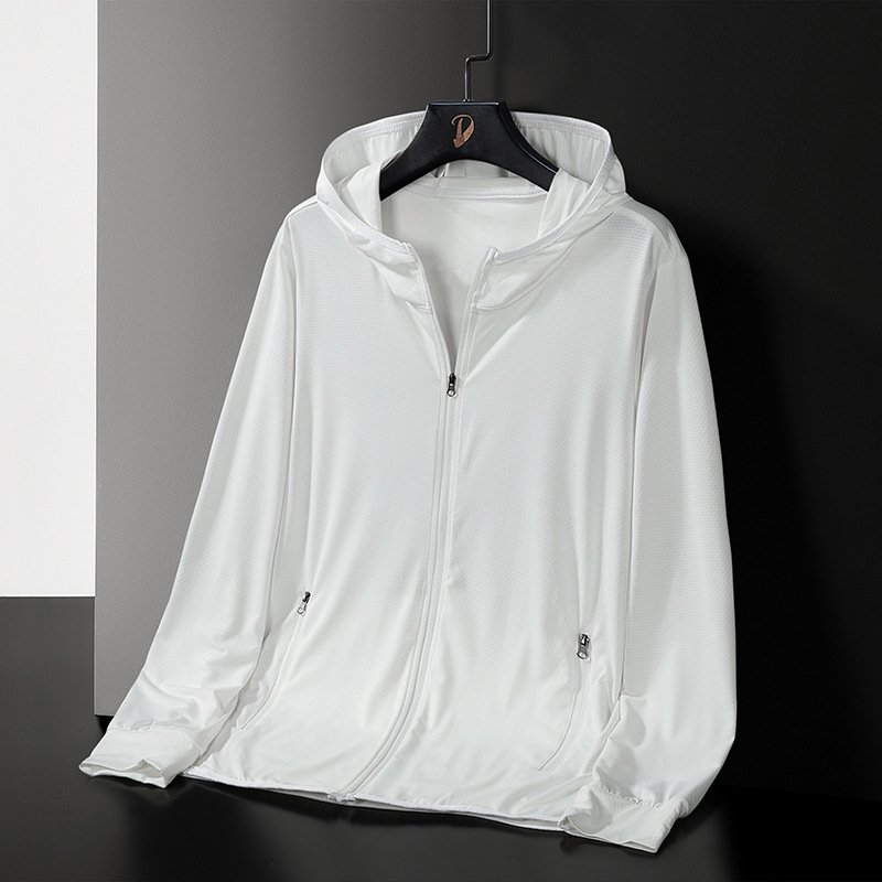 sunscreen clothing Rain Jacket Lightweight Hooded Raincoat For Hiking Travel Jacket Outdoor Windbreaker Man Women Jacket