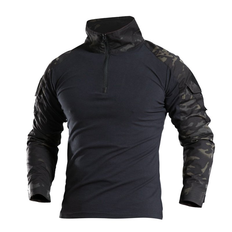 Men's Tactical Frog Shirt Suit Long Sleeve For Outdoor Sport Tactical T-Shirt Hiking Hunting Outdoor Training Shirt