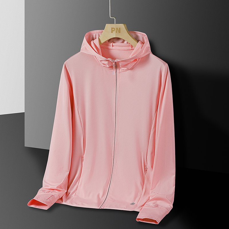 Long Sleeve Sun Protection Clothes Women Ice Silk Thin New Summer Fishing Anti-skin Clothes Men Large Size Ultra-thin Breathable