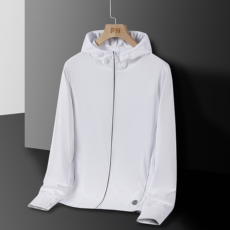 Long Sleeve Sun Protection Clothes Women Ice Silk Thin New Summer Fishing Anti-skin Clothes Men Large Size Ultra-thin Breathable