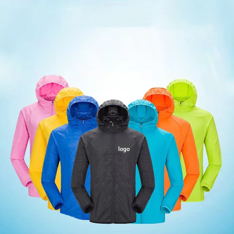 Hot selling Orange UV resistant clothes customizable logo long sleeved shirt sunscreen clothes for construction and traffic