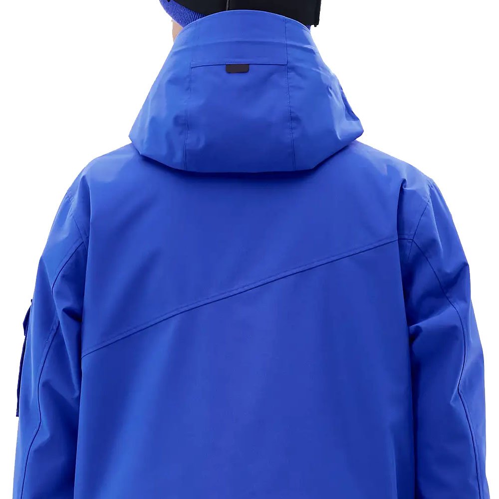 Latest Waterproof Blue Ski Jackets For Men With Front Zipper Durable Plackets & Drawstring Hem High Quality Safety Ski Jackets